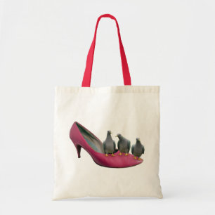 High Heel Pigeons Tote Bag