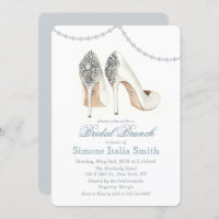 High Heel Shoe Couture Bridal Brunch Invitation