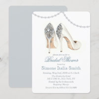 High Heel Shoe Couture Bridal Shower Invitation