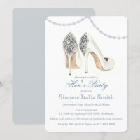 High Heel Shoe Couture Hen's Party Invitation