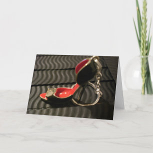 High Heel Shoe Note Card