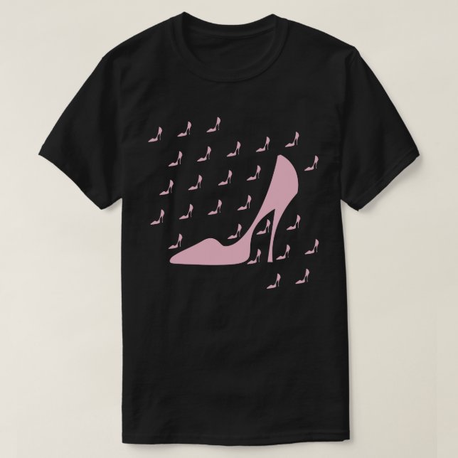 High Heel Shoe Retro T-Shirt (Design Front)