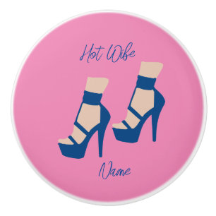 High Heel Shoe Thunder_Cove Ceramic Knob