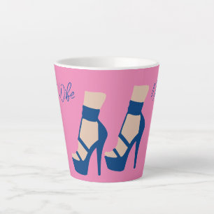 High Heel Shoe Thunder_Cove Latte Mug
