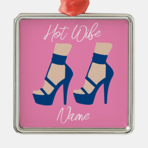 High Heel Shoe Thunder_Cove Metal Tree Decoration