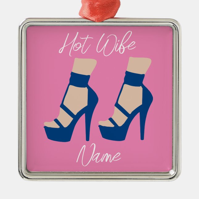 High Heel Shoe Thunder_Cove Metal Tree Decoration (Front)