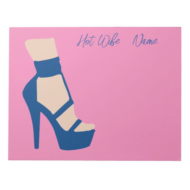 High Heel Shoe Thunder_Cove Notepad (Front)