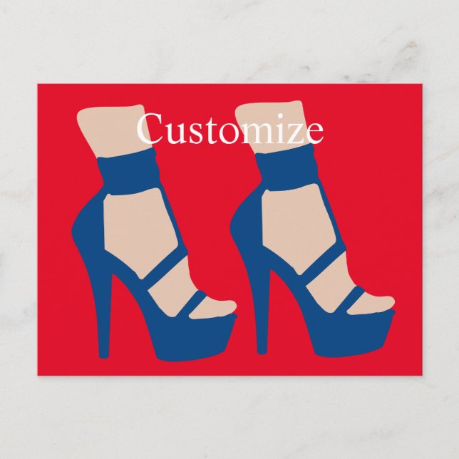 High Heel Shoe Thunder_Cove Postcard (Front)