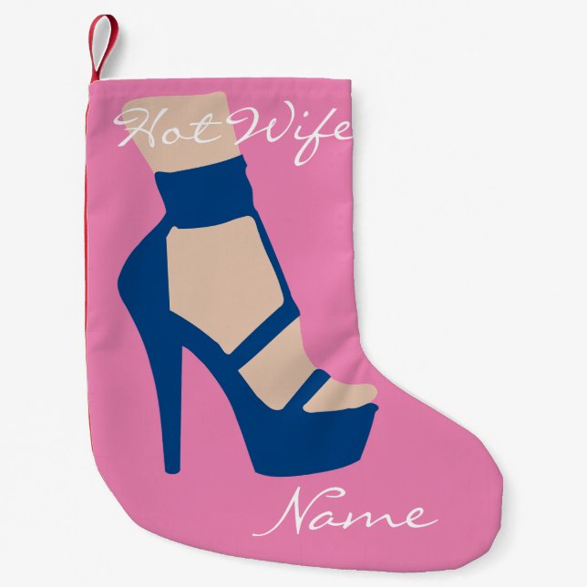 High Heel Shoe Thunder_Cove Small Christmas Stocking (Front)