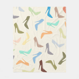 High Heel Shoes Art Fleece Blanket