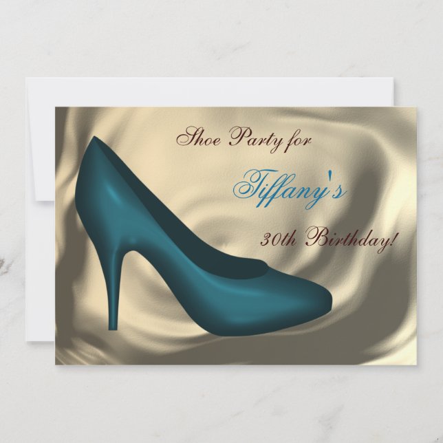 High Heel Shoes Birthday Party Invitation (Front)