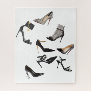 High Heel Shoes Collage Stiletto Jigsaw Puzzle