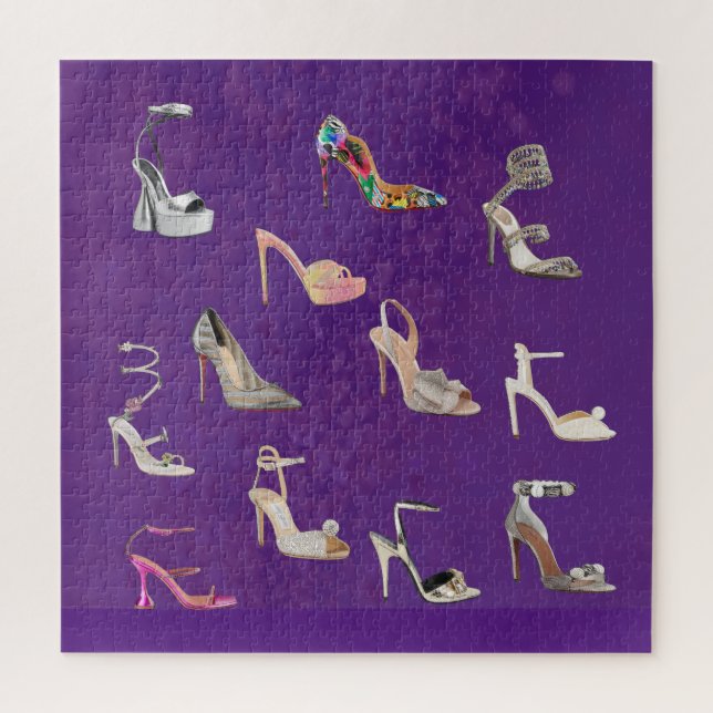 High Heel Shoes Collage Stiletto Jigsaw Puzzle (Vertical)