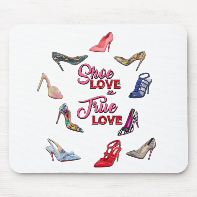 High Heel Shoes Collage Stiletto Pumps Heels Mouse Mat (Front)