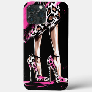 High heel shoes, Fashion illustration iPhone 13 Pro Max Case