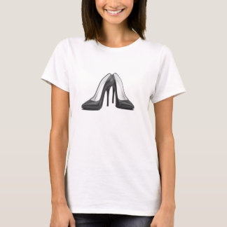 High Heel Shoes Tee in Black