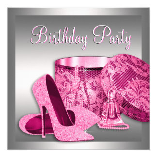 Pink High Heel Shoe Birthday Gifts - T-Shirts, Art, Posters & Other ...