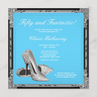 High Heel Shoes Womans Teal Blue Birthday Party