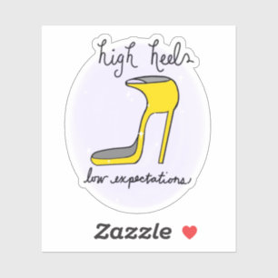 High Heel Sticker