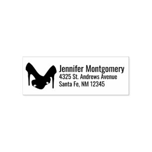 High Heel Stiletto Shoes Self-inking Stamp