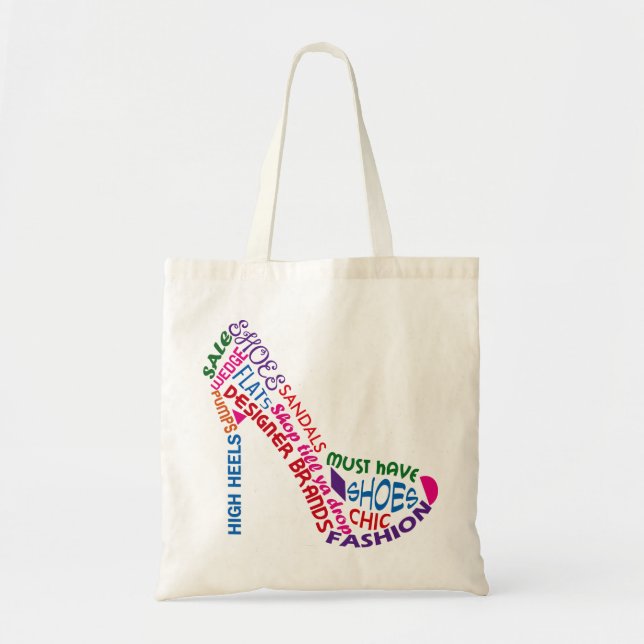 High Heeled Shoe Tote Bag (Front)