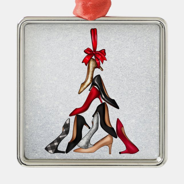 High Heels Christmas Tree Ornament (Front)