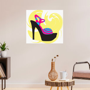 High Heels Fancy Fashion Poster