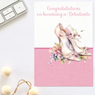 High Heels for Debutante Ball Card