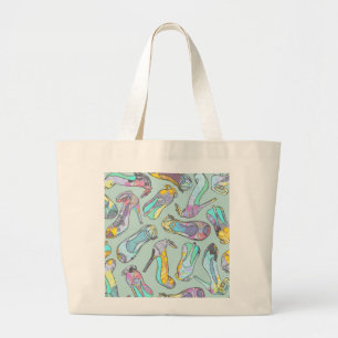 High Heels Large Tote Bag