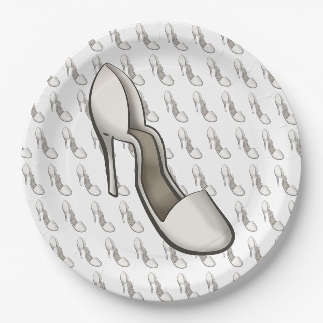High Heels Paper Plate (Front)