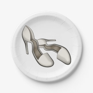 High Heels Paper Plate