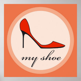 high heels poster
