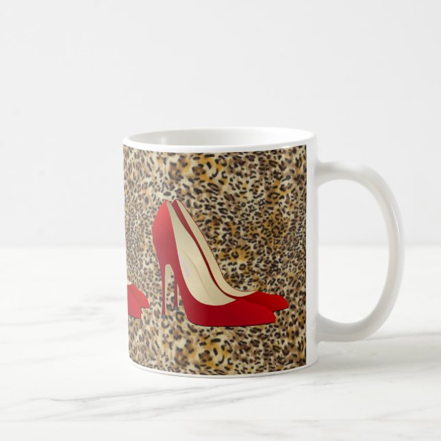 high heels red coffee mug (Right)