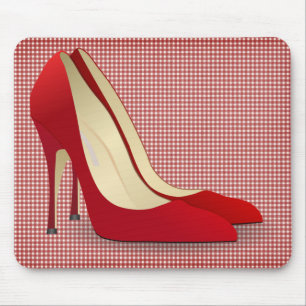 high heels red mouse mat