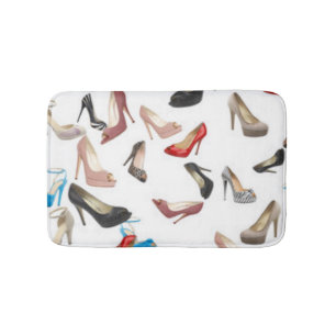 High Heels Shoes Bath Mat