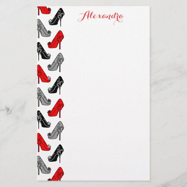 High Heels Stationery (Front)