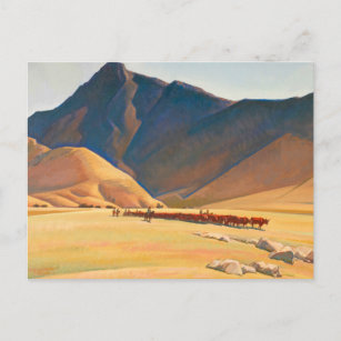 High Hills of Tehachapi, 1936 by Maynard Dixon Postcard