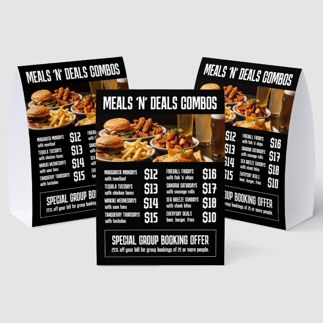 High Impact Restaurant Dining Specials Menu (Insitu(Multi))