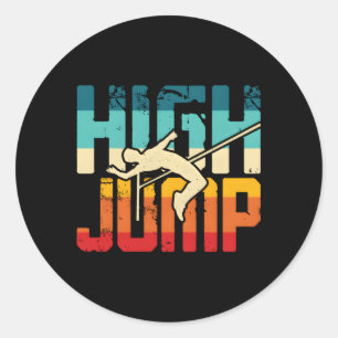 High Jumg For High Jumg Classic Round Sticker