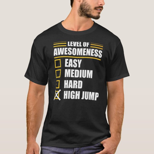 High Jump Athletics T-Shirt (Front)