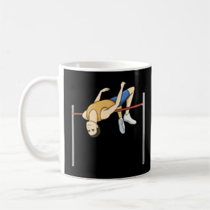 High Jump Athletics Track and Field Coffee Mug