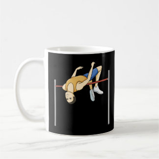 High Jump Athletics Track and Field Coffee Mug