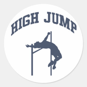 High Jump Classic Round Sticker