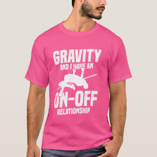 High Jump Coach Spikes Cleats High Jumping Mum Tra T-Shirt