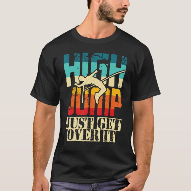 High Jump for Men Women High Jump Sport  1 T-Shirt (Front)