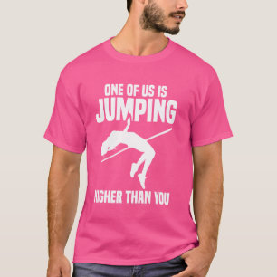 High Jump Mum Spikes Cleats High Jumping Coach Tra T-Shirt