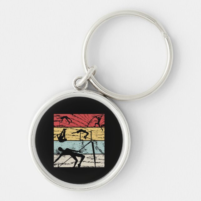 High Jump Retro Key Ring (Front)