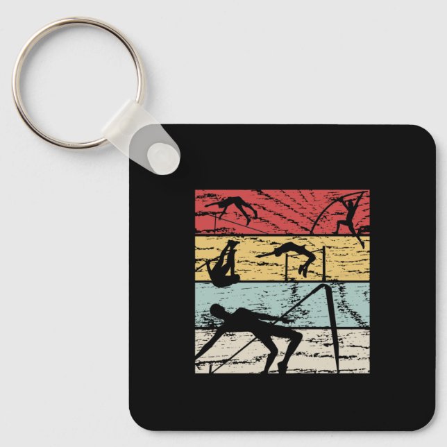 High Jump Retro Key Ring (Front)
