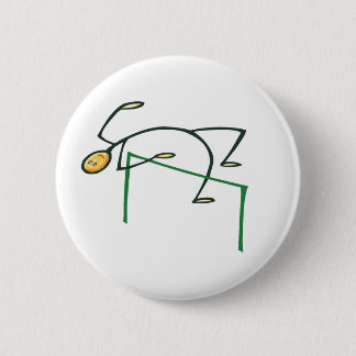 High Jump T-shirts and Gifts. 6 Cm Round Badge