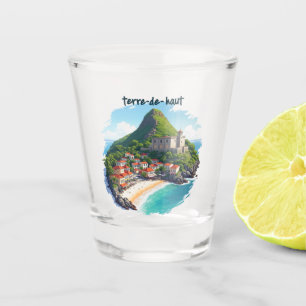 HIGH LAND THE HOLY GUADELOUPE SHOT GLASS